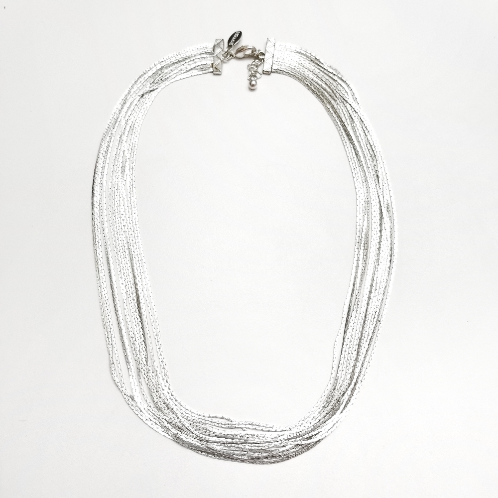 ✨SALE✨ Express Silver Layered Chain Necklace